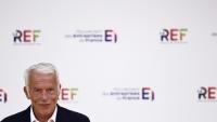 Le patron du Medef Patrick Martin lors de la REF 2025, à Paris