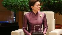 La reine Suthida de Thaïlande, à Hanoi au Vietnam le 15 septembre 2026