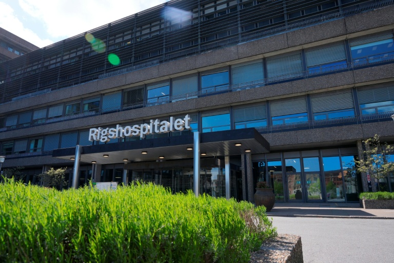 L'hôpital Rigshospitalet où la reine Margrethe de Danemark est hospitalisée, le 14 mai 2026 à Copenhague