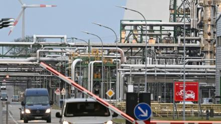 La raffinerie PCK à Schwedt, dans le nord-est de l'Allemagne