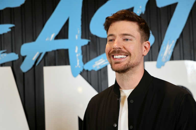 MrBeast à Ryad, en Arabie saoudite, le 12 novembre  2025