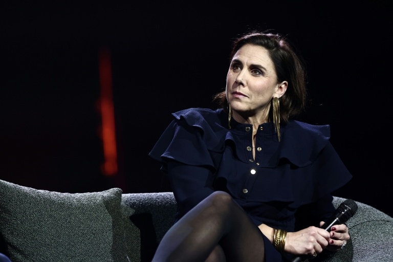 La députée RN Laure Lavalette participe à un débat 