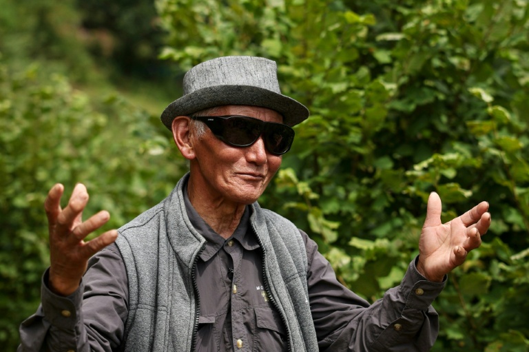 L'agriculteur bhoutanais Dawa Dhendup, 82 ans, le 29 août 2026 à Thimphou 