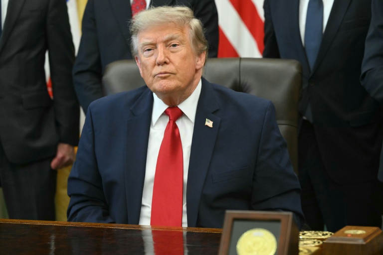 Le président américain dans le Bureau ovale de la Maison Blanche, le 13 juillet 2026 à Washington
