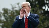Le président américain Donald Trump à la Maison Blanche le 5 aoûr 2025