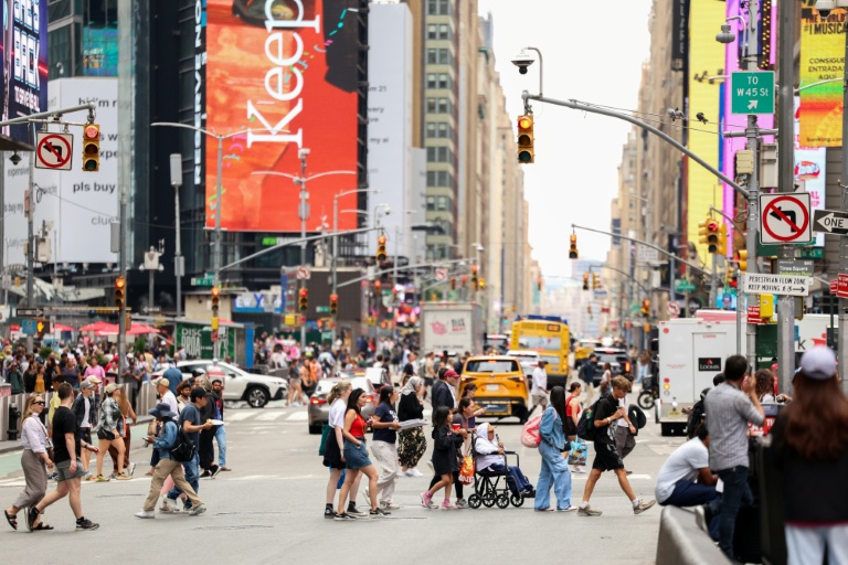 Times Square à Manhattan, New York le 18 août 2025
