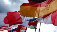 Les drapeaux des membres du G7