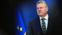 Le commissaire européen Maros Sefcovic à Bruxelles le 22 septembre 2026
