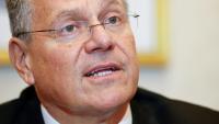 Le commissaire européen au commerce Maros Sefcovic, le 1er octobre 2026 à Milwaukee, aux Etats-Unis