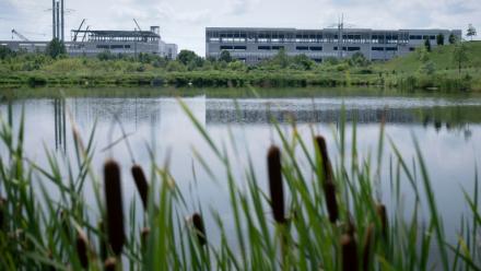 Un centre de données en construction à Stone Ridge, en Virginie, le 12 août 2026