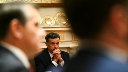 Le directeur de la CIA John Ratcliffe à la Maison Blanche à Washington le 27 mai 2026