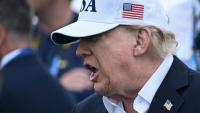 Donald Trump au Trump International Golf Links & Hotel, à Doonbeg, en Irelande, le 13 septembre 2026