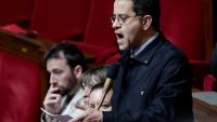L'Insoumis Gabriel Amard, le 9 avril 2025, à l'Assemblée nationale à Paris