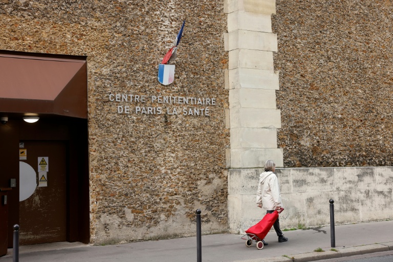 Le centre pénitentiaire de Paris La Santé le 10 novembre 2025