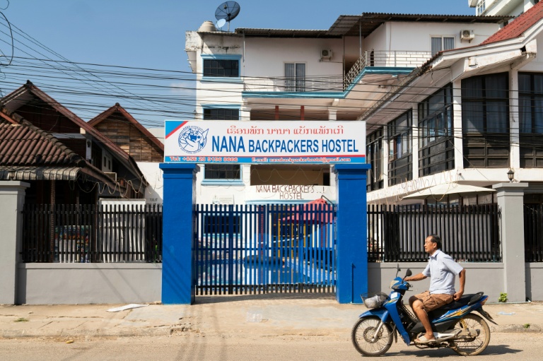L'auberge Nana Backpackers à Vang Vieng, au Laos, où séjournaient les deux victimes australiennes, le 24 novembre 2024