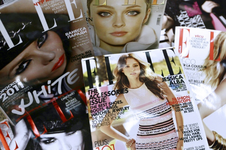 Des exemplaires du magazine Elle, le 4 janvier 2011