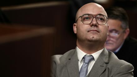 Yann Bompard, le 17 décembre 2025 au tribunal correctionnel de Marseille