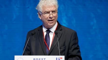Le maire de Brest François Cuillandre à Brest le 11 février 2022