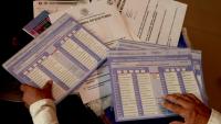 Préparation du matériel électoral pour la prochaine élection des juges et des magistrats, le 28 mai 2025 à Zapopan, dans l'État de Jalisco, au Mexique