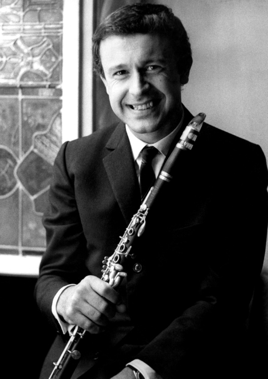 Le clarinettiste Michel Portal, en septembre 1965 à Paris 
