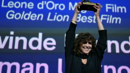 La réalisatrice danoise May El-Toukhy a remporté le Lion d'or du meilleur film à l'issue de la 83e Mostra de Venise, pour son film "Woman unknown", le 12 septembre 2026