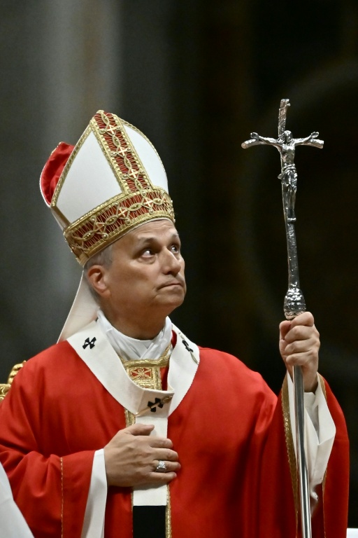 Le pape Léon XIV lors d'une messe à la basilique Saint-Pierre du Vatican, le 8 octobre 2026