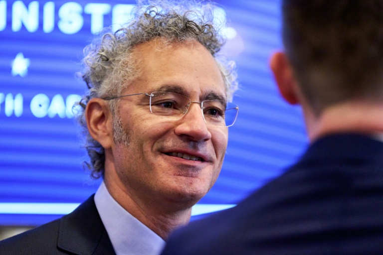 Le patron de Palantir Alex Karp lors d'un sommet du G20 à Chapel Hill, en Caroline du Nord, le 2 septembre 2026
