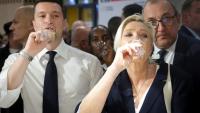 Jordan Bardella et Marine Le Pen au Salon de l'agriculture à Paris le 26 février 2026
