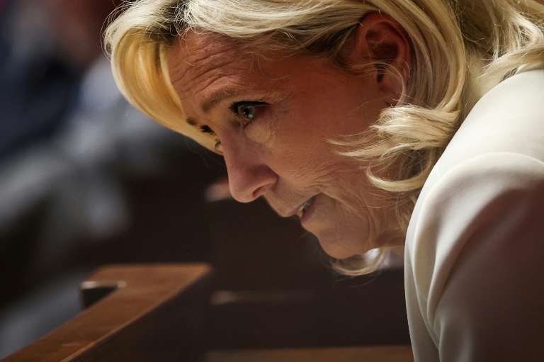 Marine Le Pen le 31 mars 2026 à l'Assemblée nationale à Paris