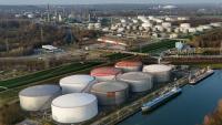Un dépôt de carburant à Gelsenkirchen, dans la Ruhr en Allemagne, le 9 mars 2026