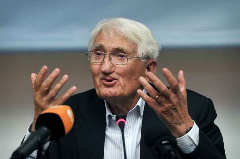 Le philosophe allemand Jürgen Habermas, le 6 août 2013 à Athènes 