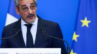 Le ministre des PME Serge Papin lors d'une conférence de presse à Paris, le 22 septembre 2026