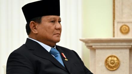 Le président indonésien, Prabowo Subianto, le 13 avril 2026 au Kremlin, à Moscou
