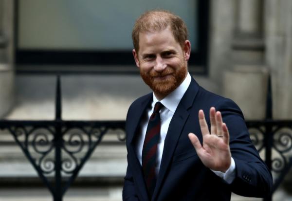 Le prince Harry à sa sortie de la Haute Cour de Londres, le 21 janvier 2026