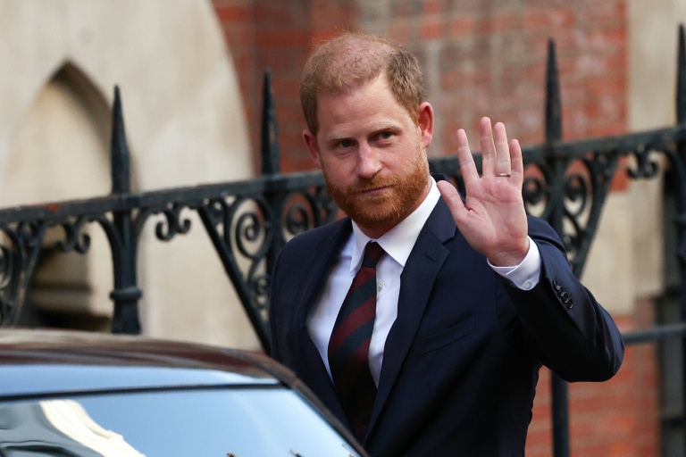 Le prince Harry à Londres le 9 avril 2025
