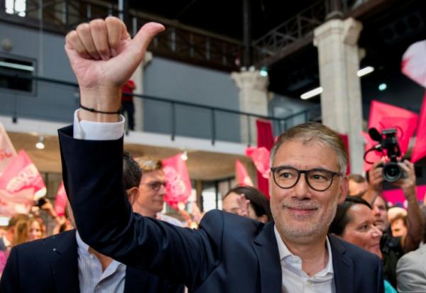 Le premier secrétaire du Parti socialiste (PS), Olivier Faure, au Campus du parti de gauche à Blois, le 29 août 2025