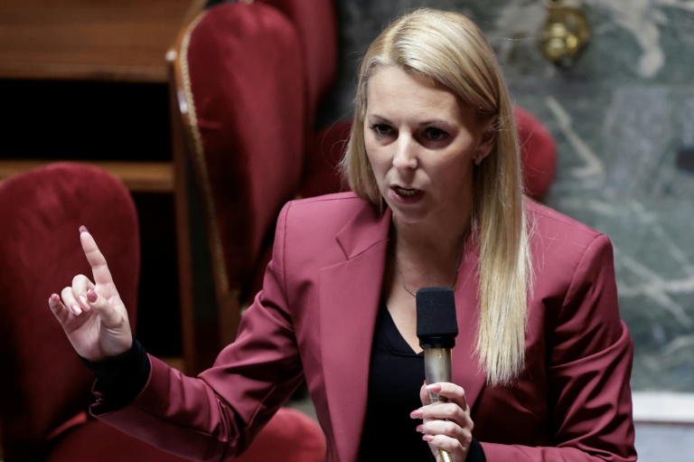 La députée du RN Edwige Diaz à l'Assemblée nationale à Paris le 31 octobre 2024
