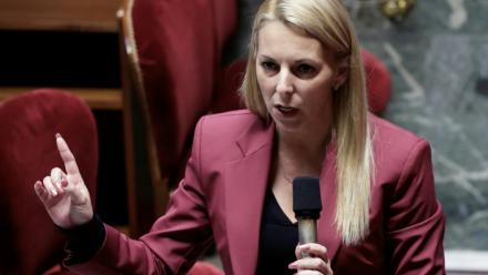 La députée du RN Edwige Diaz à l'Assemblée nationale à Paris le 31 octobre 2024