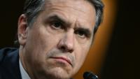 Todd Blanche, alors ministre américain de la Justice par intérim, est auditionné par une la commission judiciaire du Sénat concernant sa nomination, le 15 juillet 2026 à Washington