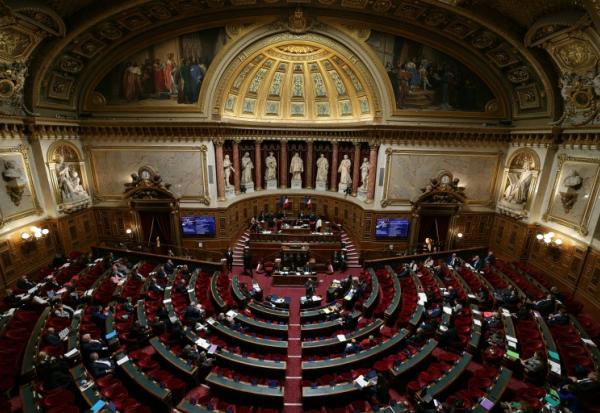 L'hémicycle du Sénat, à Paris, le 27 octobre 2026