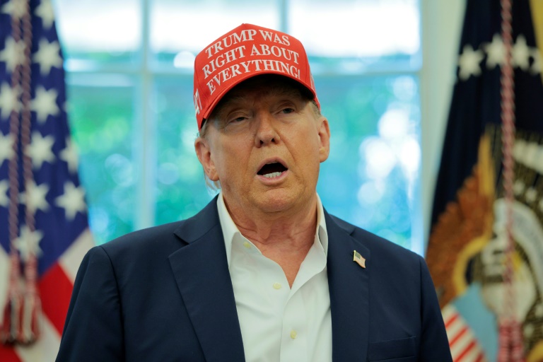 Le président américain Donald Trump, le 22 août 2025 à Washington