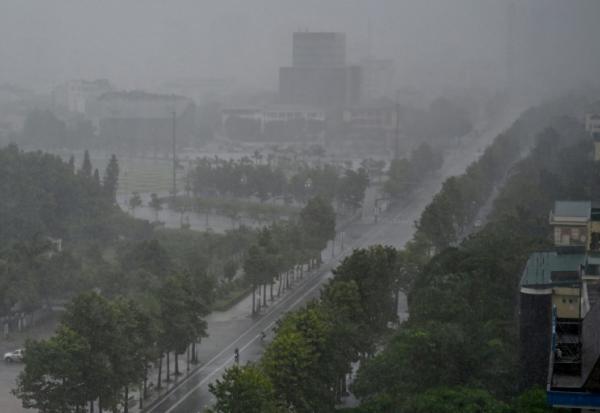 FORTE PL

Forte pluie à Vinh, ville côtière de la province de Nghe An, avant l'arrivée du typhon Kajiki, le 25 août 2025 au Vietnam

