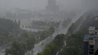 FORTE PL

Forte pluie à Vinh, ville côtière de la province de Nghe An, avant l'arrivée du typhon Kajiki, le 25 août 2025 au Vietnam

