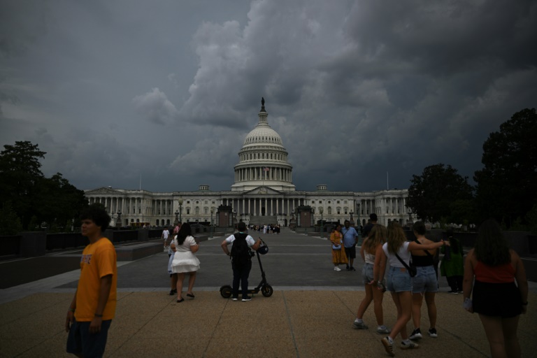 Le dôme du Capitole de Washington, siège du Congrès américain, le 1er juillet 2025