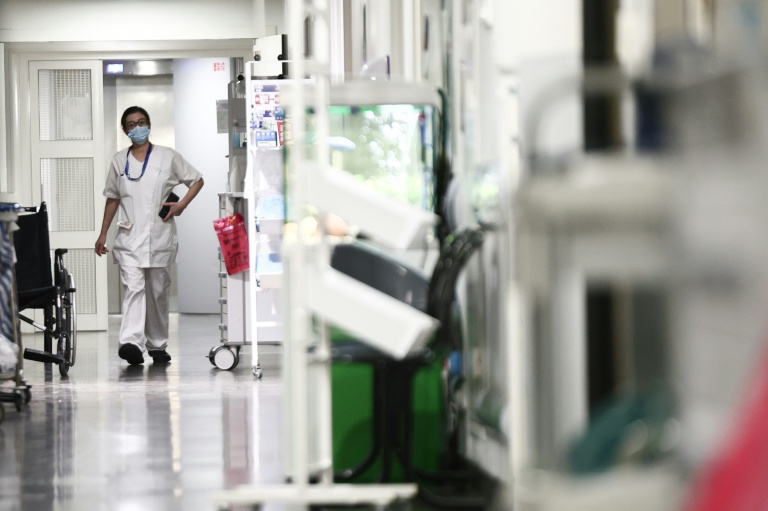 Une infirmière au sein de l'hôpital pédiatrique de Marseille, le 23 janvier 2026