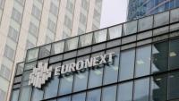 Le siège d'Euronext, société qui gère notamment la Bourse de Paris, dans le quartier d'affaires de La Défense, près de la capitale française, le 9 octobre 2025