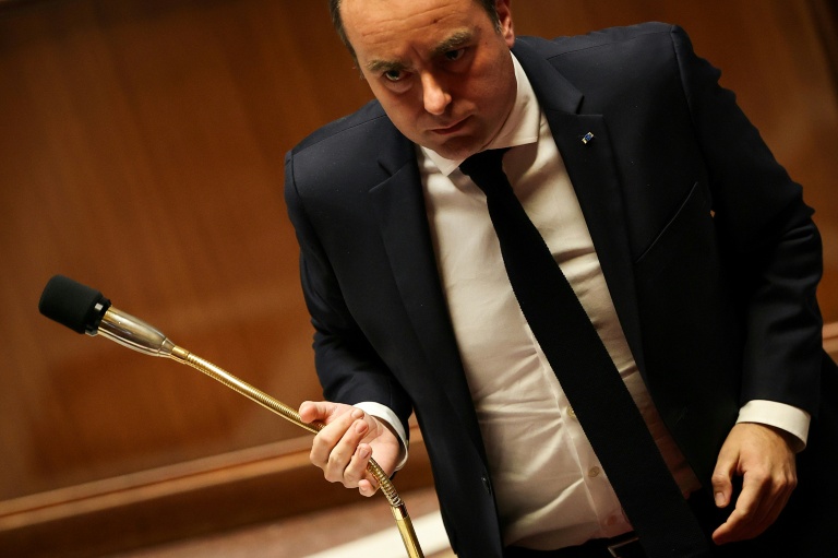 Le Premier ministre Sébastien Lecornu à l'Assemblée nationale le 31 mars 2026 à Paris