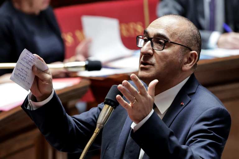 Le ministre de l'Intérieur Laurent Nuñez le 28 avril 2026 à l'Assemblée nationale à Paris