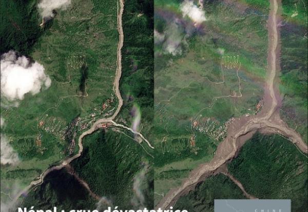 Népal : crue dévastatrice à la frontière tibétaine