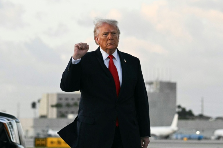 Le président américain Donald Trump à Miami le 11 avril 2026